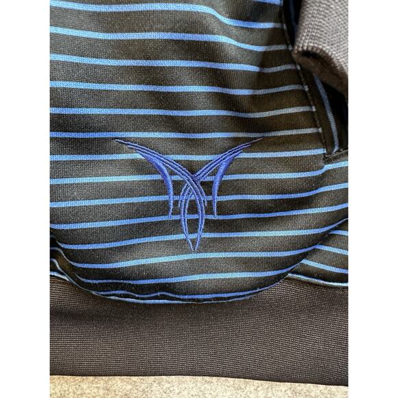 Air Jordan Hoodie Men's M Blue Striped Melo Dri Fit Nike Rep Drawstring - Picture 10 of 13